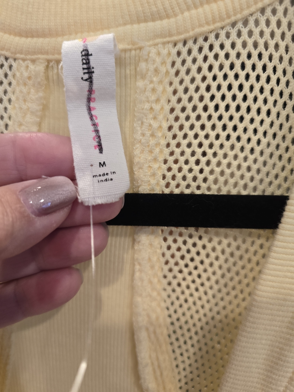 Anthropologie Daily Practice Pale Yellow Sleeveless Tiered Zip-Front Mini Dress - Picture 4 of 7